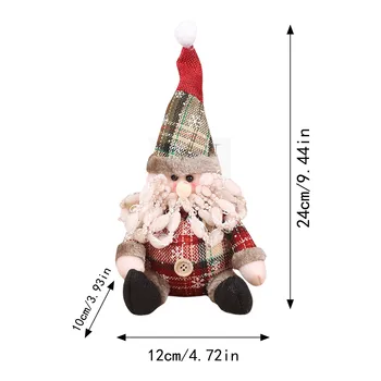 2021 Elnių Kalėdų Senelis Kalėdų Dekoro Linksmų Kalėdų Senį Megzti Skrybėlę Kalėdų Medžio Kabo Mini Lėlės, Papuošalai Natale