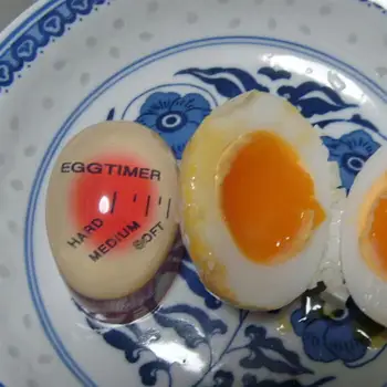 Keičiasi Kiaušinių Laikmatis Derva Medžiaga Puikiai Virtų Kiaušinių Temperatūros Virtuvės Pagalbininkas Kiaušinių Laikmatis Raudona Laikmatis Įrankiai