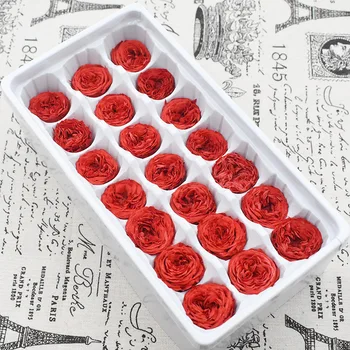 21PCs/Box Konservuoti Šviežių Gėlių Austin Rožė Nemirtingas Nekilnojamojo Gėlės Rožės Langelyje Dekoracijos, Vestuvių Namų Dekoro Dovanos