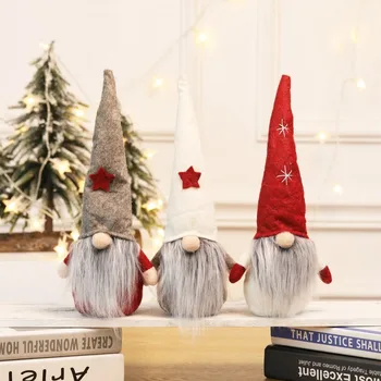 2021 Kalėdų Santa Gnome Pliušinis Lėlės Rankų Darbo Švedų Atostogų Figūrėlės Žaislas Kalėdos Namų Puošybos Kalėdų Dekoro Įvairių Stilių