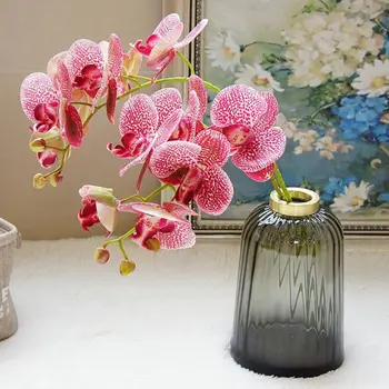 Dirbtinės Gėlės Nekilnojamojo Touch Dirbtinis Drugys Orchidėjų Drugelių Orchidėja, naujas Namas Namo Vestuvių Šventė Apdaila