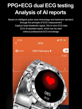 LEMFO LEMZ Smart Watch Vyrų 2021 Vandeniui AMOLED HD 454 Ekraną, 