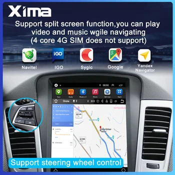 XIMA Android10 2din WIFI Dsp DVD CarPlayer Automobilio Radijo Multimedia Vaizdo Grotuvas 