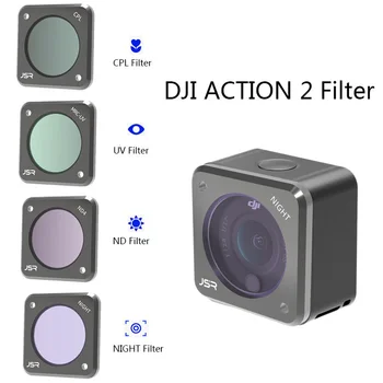 DJI VEIKSMŲ 2 Filtro Kameros Lęšis CPL ND NDPL Filtrai Aliuminio Optinio Stiklo DJI OSMO Veiksmų, 2 Priedai
