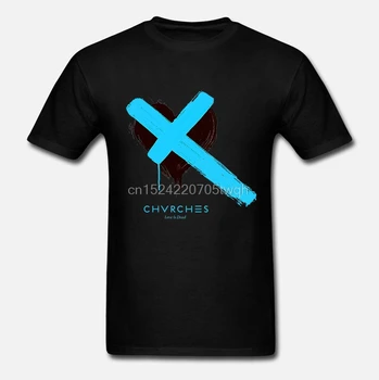 Tik Neu CHVRCHES Love Is Dead Albumą Logotipas Vyrai T-Shirt S-2XL