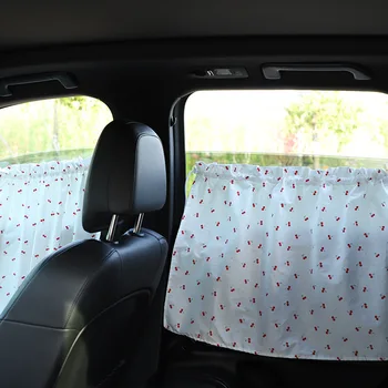 Siurbtukas Užuolaidų Automobilio Langą skėtį nuo saulės Padengti Animacinių filmų Universalus Šoninio Lango skėtį nuo saulės UV Apsauga Vaikas Baby Vaikų