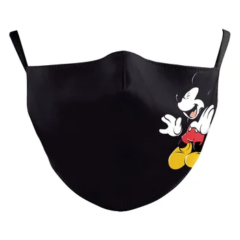 Disney Kaukės Mickey Minnie Mouse Animacinių Filmų Veido Kaukė Shield Pm 2.5 Filtras Suaugusiųjų Plaunamas Dulkių Burną Šydas Daugkartinio Naudojimo Burną Cosplay