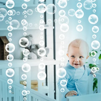 1Strings Burbulas Girliandas 3D Efektai,Vandenyno Stiliaus Burbulas Kabo Dekoro Atostogų Šalis, Vaikams, Gimtadienio, Vestuvių Puošimas.