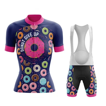 Maillot Cyclisme Pro 2021 Dviračių Dviračių Džersis Nustatyti Moterų trumpomis Rankovėmis Moteriška Kelio Dviračiu Dėvėti Dviračiai Drabužių Vasaros MTB Kostiumai