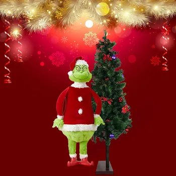 Grinch Kalėdų Ornamentu Realus Animacinis Grinch, Kad Gyvas Kalėdų Dovana Namų Kambario Dekoracija vaiko Dovana Lėlės
