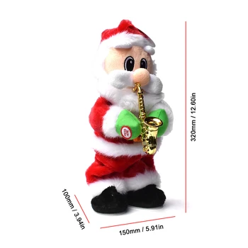 Santa Claus Drebulys Klubų Kalėdų Kraipyti Klubo Dainavimas, Šokiai, Kalėdos, Kalėdų Senelis, Žaislų, Elektros Lėlės Naujųjų Metų 2022